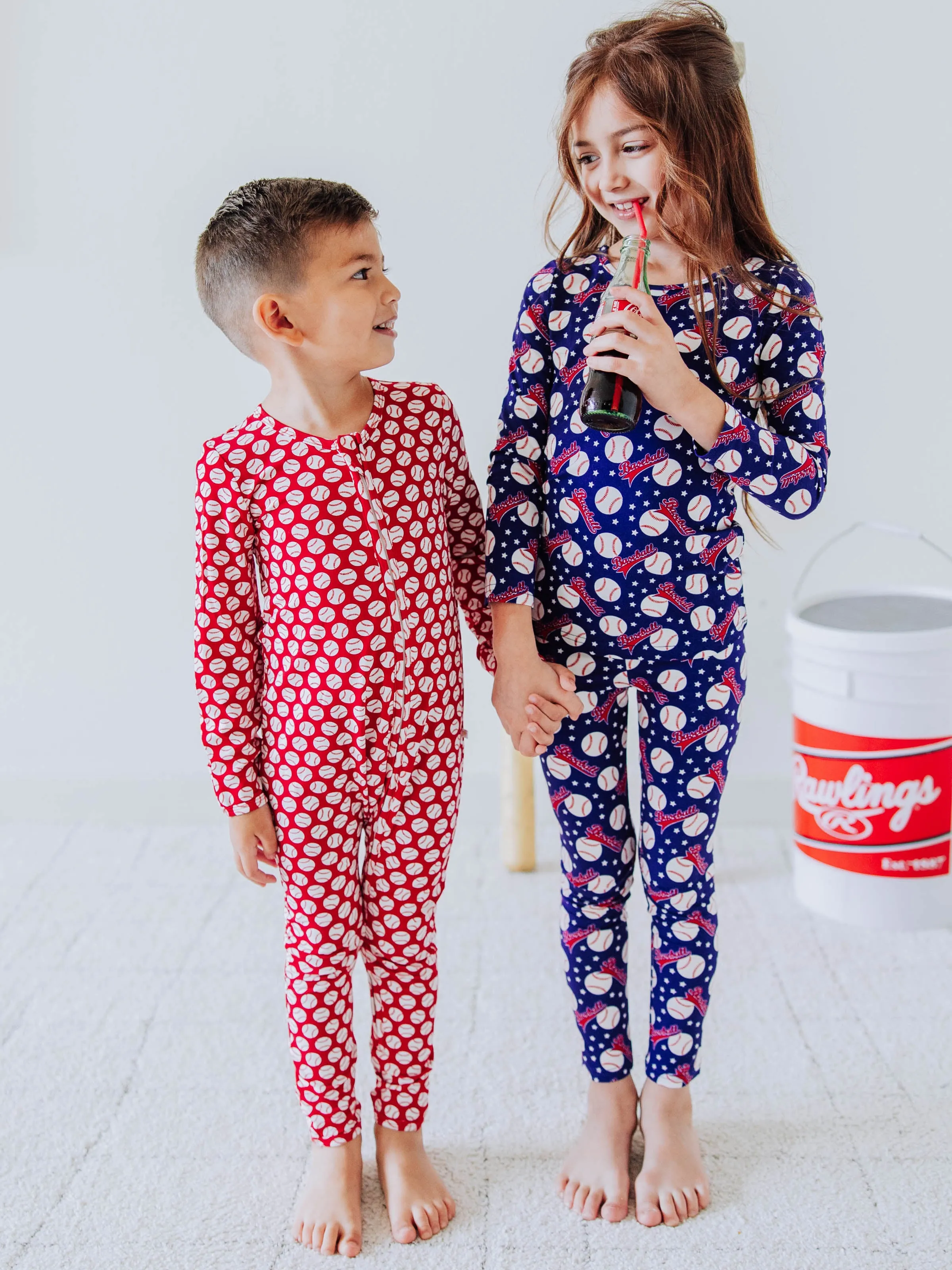 Cloud Fitted Pajamas - Baseball