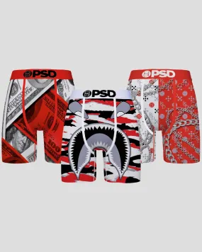 Fire Red 3PK Briefs